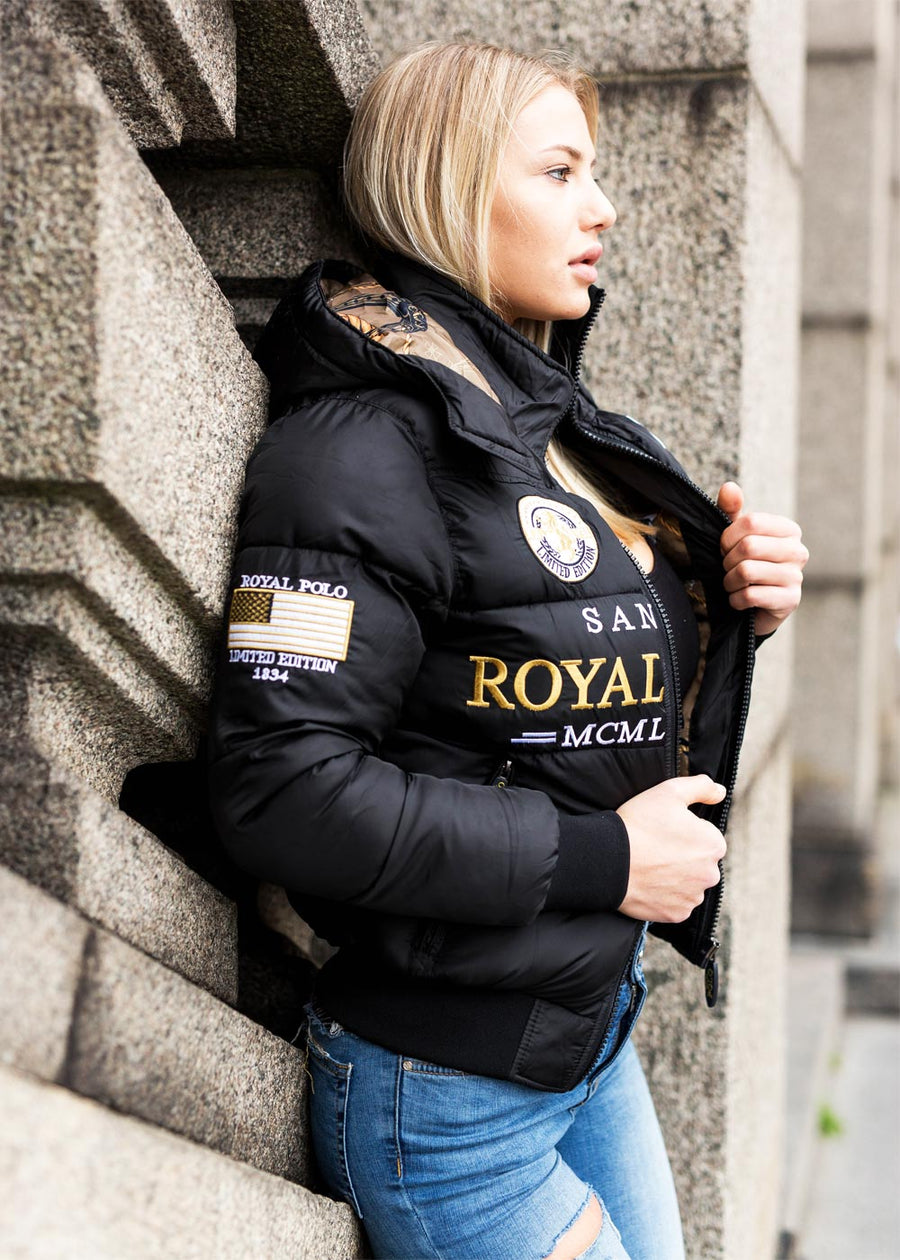 Royal Polo Limited Ed. Winter Jacket Black/Gold