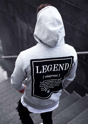 LEGEND Hood Grey Melange